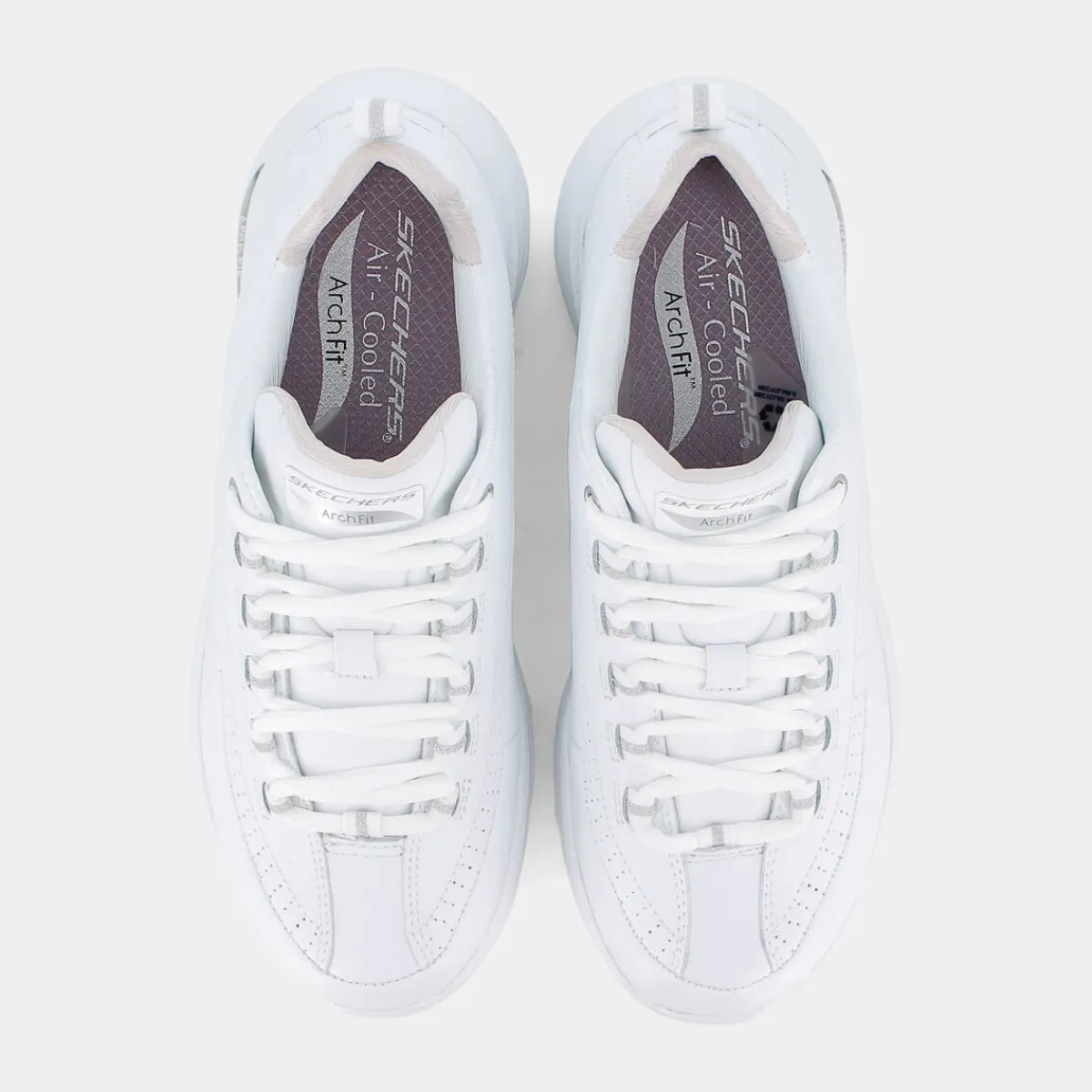 149146ARCH FITWhite/ Silver / White- SPORTIVE^SKECHERS Outlet