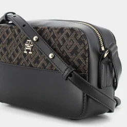 17073-BDSTH JACQUARD CAMERA BAGBLACK- TRACOLLE^TOMMY HILFIGER Discount