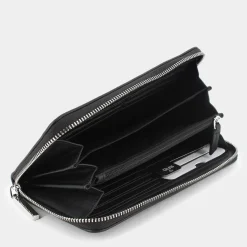 12439-BEHEMBOSSEDBLACK- PICCOLA PELLETTERIA^CALVIN KLEIN Hot