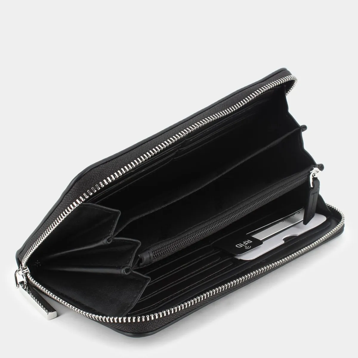 12439-BEHEMBOSSEDBLACK- PICCOLA PELLETTERIA^CALVIN KLEIN Hot