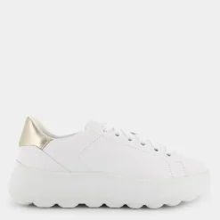 D35TCB085Y2C0232SPHERICAWHITE/GOLD- SNEAKERS^GEOX Shop