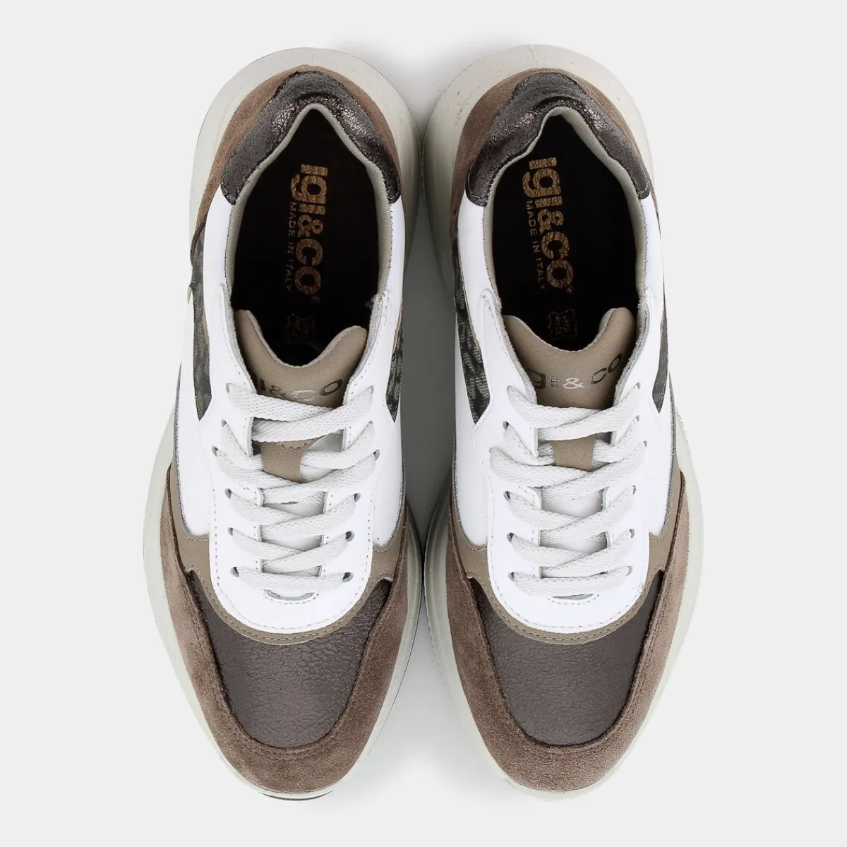 6676544ENOLABIANCO-FANGO- SNEAKERS^IGI & CO. Cheap