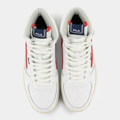 FFM0256sevaro midWhite- Red- SPORTIVE^FILA Clearance