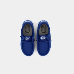 HD.40044WALLY YOUTH SLUBTRUE BLUE- SNEAKERS^HEY DUDE Cheap