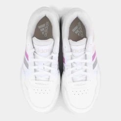 IH0182HOOPS 3FTWWHT/PREPUR/ALMPNK- SPORTIVE^ADIDAS Fashion