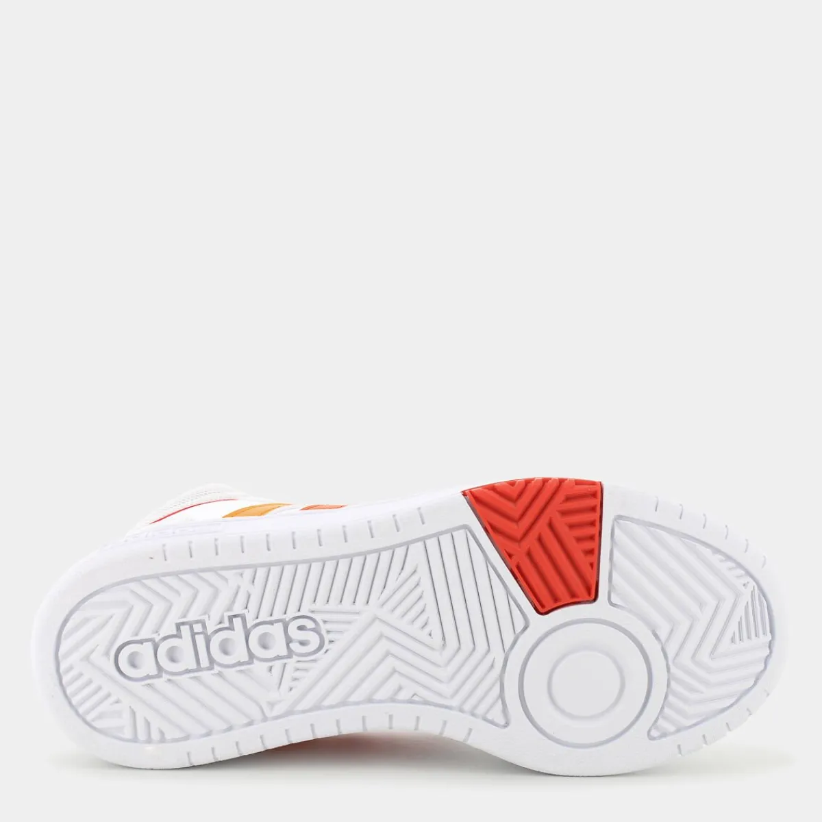 IH0181HOOPS 3FTWWHT/PRERED/ORANGE- SPORTIVE^ADIDAS Hot