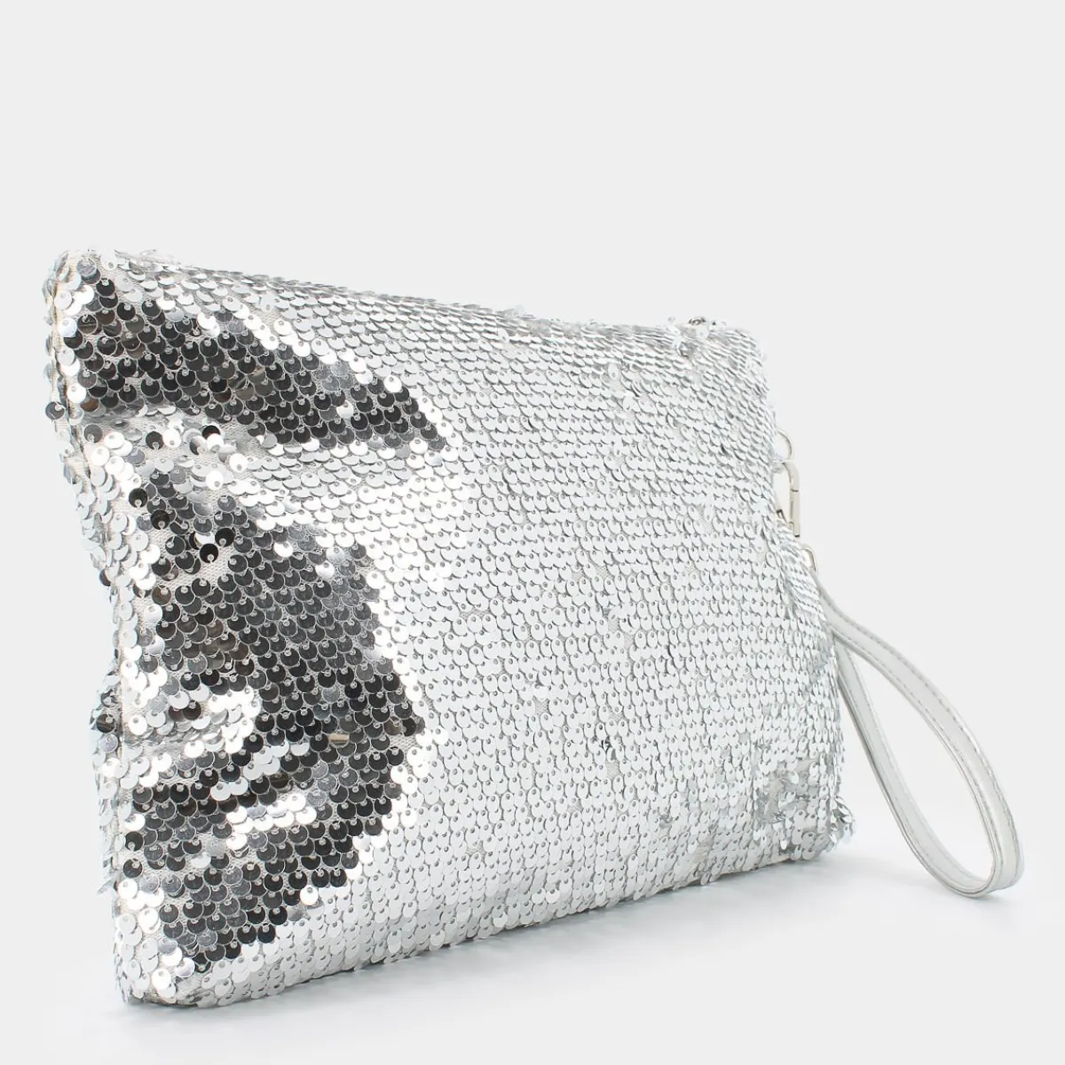JI-E24-100-SILVER- CLUTCH^SHEEN Best Sale
