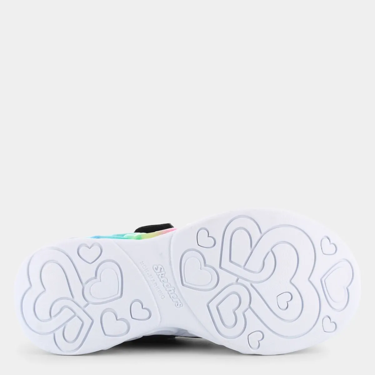 303752LINFINITE HEART LIGHTSBLACK ROCK GLITTER/TURQUOISE- SPORTIVE^SKECHERS Store