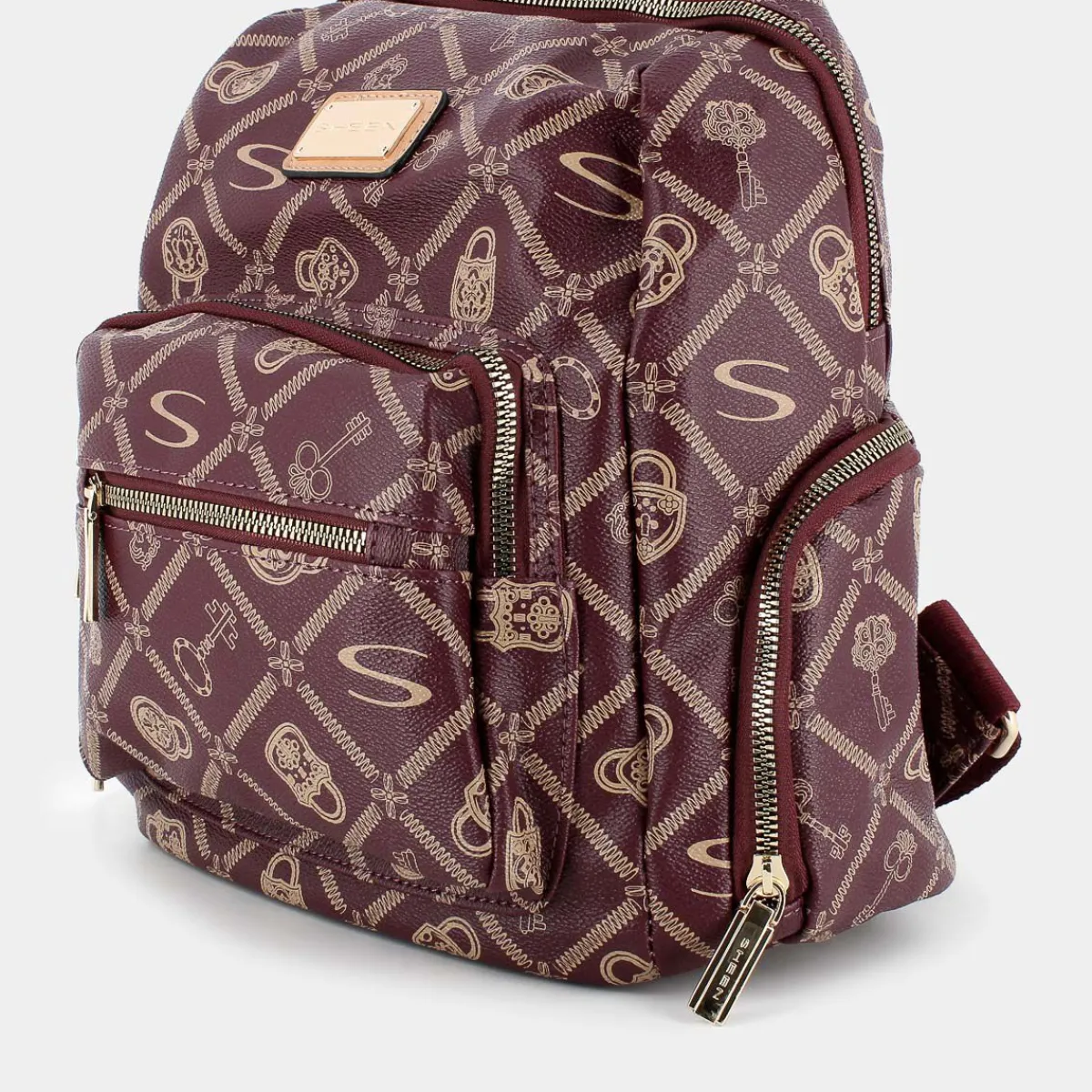 LJ-I24-010-BORDEAUX-CREMA- ZAINI^SHEEN Sale