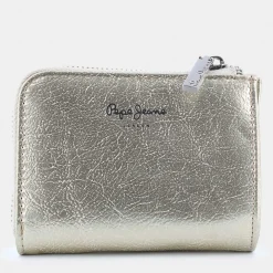 PL070245BRIANA WALLETLIGHT GOLD- PICCOLA PELLETTERIA^PEPE JEANS New