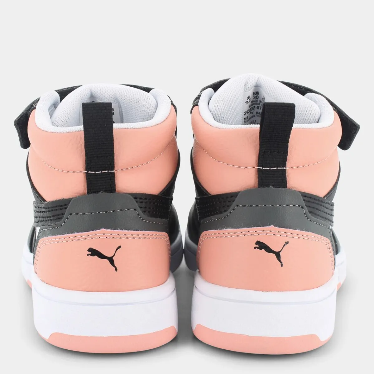 393832REBOUND V6 MIDWhite/Black/Poppy Pink- SPORTIVE^PUMA New