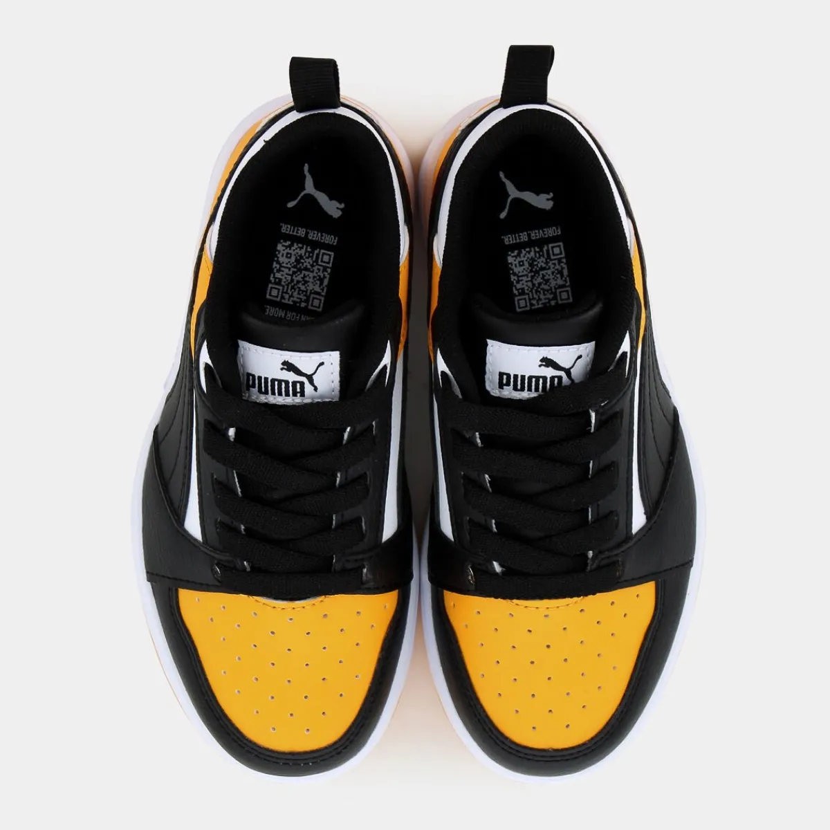 396742REBOUND V6White/Black/Tangerine- SPORTIVE^PUMA Flash Sale