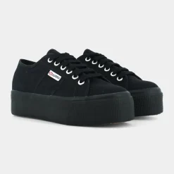 S91111LW2790 PLATFORMFULL BLACK- SPORTIVE^SUPERGA New