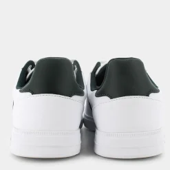 48SMA0113EURO BASEWHT/DK GRN- SPORTIVE^LACOSTE Store