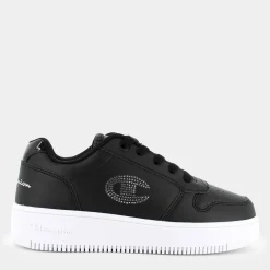 S32872REBOUND PLATFORM GLITTER G GS LOWNBK/SILVER- SPORTIVE^CHAMPION Clearance