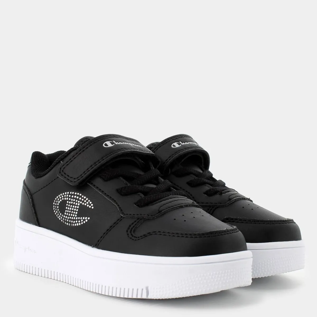 S32830REBOUND PLATFORM GLITTER G PS LOWNBK/SILVER- SPORTIVE^CHAMPION Shop