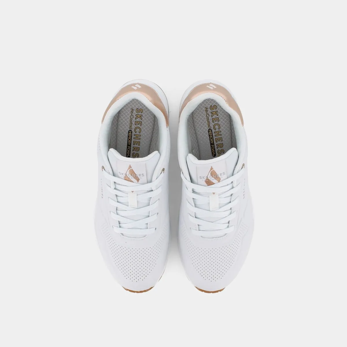 177094UNOWHITE DURABUCK/MESH- SPORTIVE^SKECHERS New