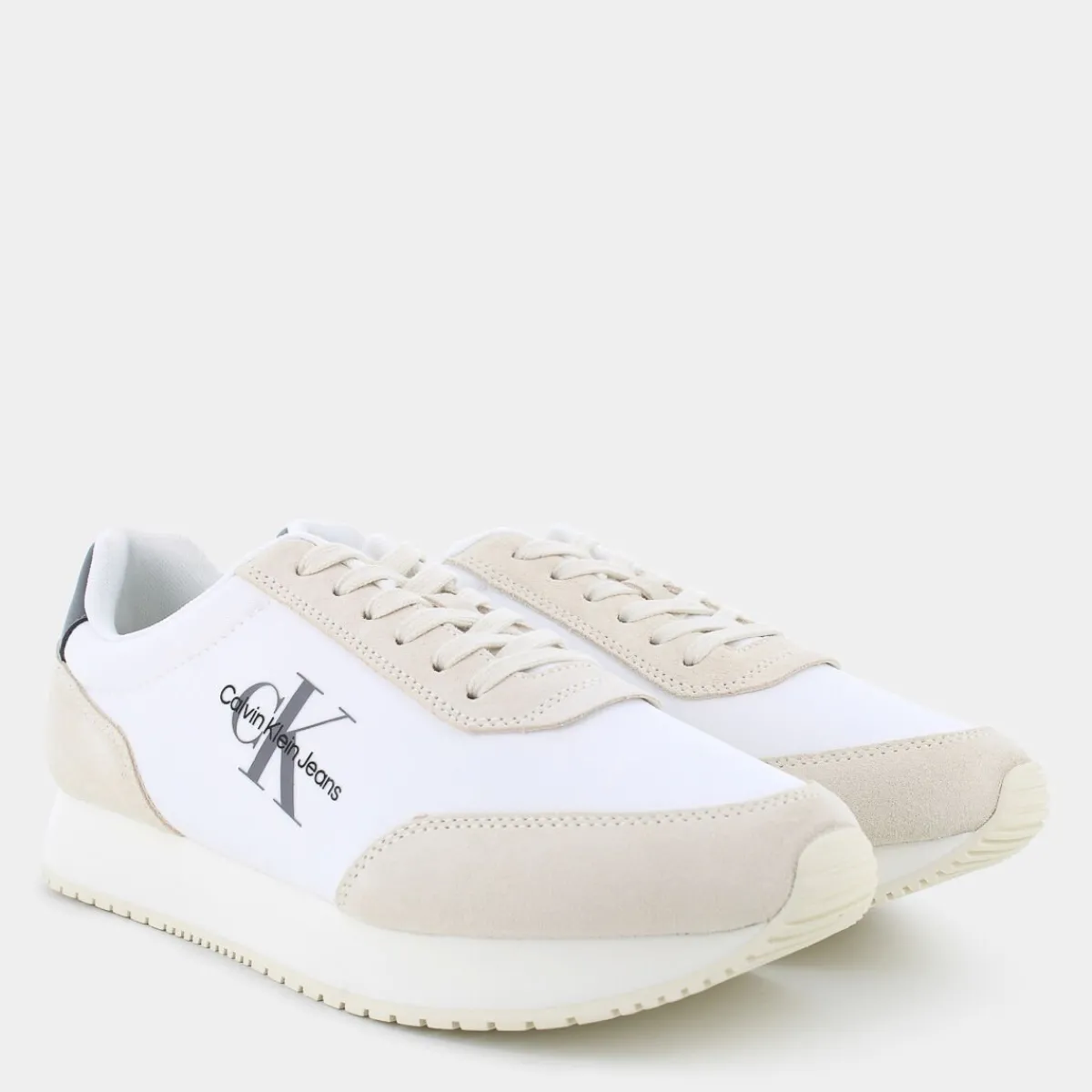 YM0008040K6PHUKET RETRO RUNNERBRIGHT WHITE/C WHITE/CHARCOAL GREY- SNEAKERS^CALVIN KLEIN JEANS Online