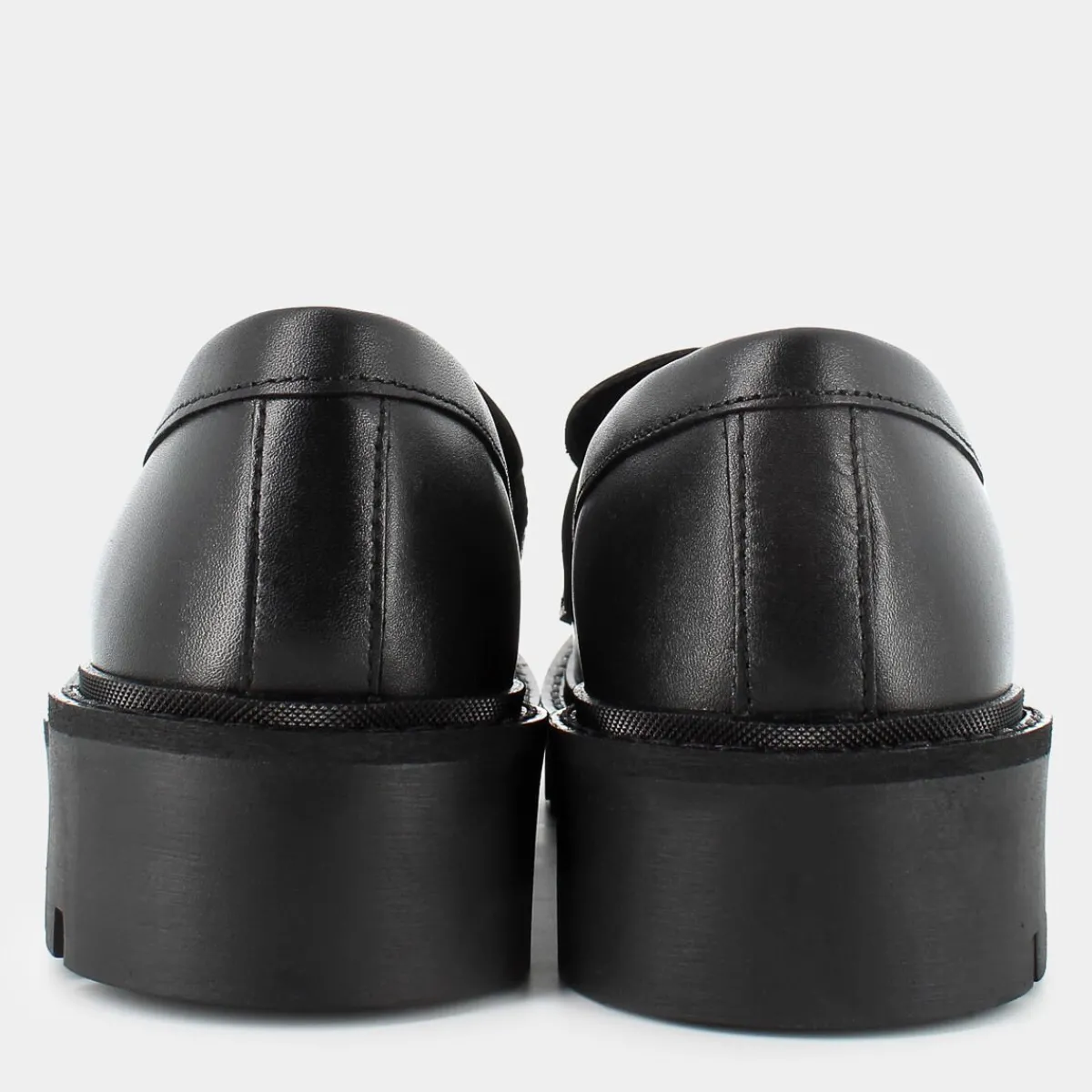 YW01682FLATFORMTRIPLE BLACK- MOCASSINI^CALVIN KLEIN JEANS Fashion