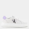 YW008230LGCHUNKY MONOBright White/Pastel Lilac- SNEAKERS^CALVIN KLEIN JEANS Clearance